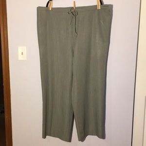 Spiegel Grey Wide Leg Lightweight Dress Pants